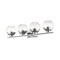 Z-Lite Osono 4 Light Vanity, Chrome & Clear 1924-4V-CH-LED - alternate 2